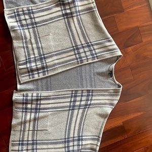 Tommy Hilfiger ruana/blanket poncho shawl